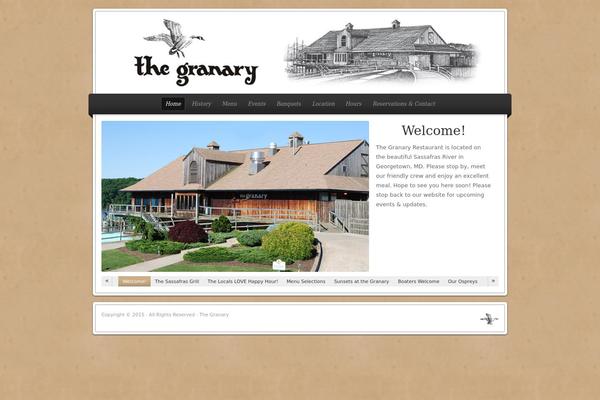 Restaurant theme site design template sample