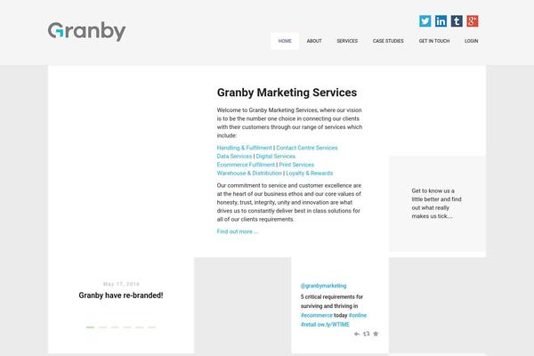 Buran theme site design template sample