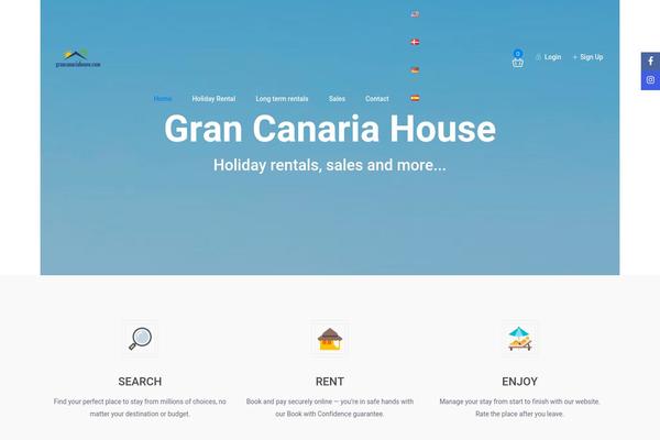 Site using Rentals-gutenberg plugin