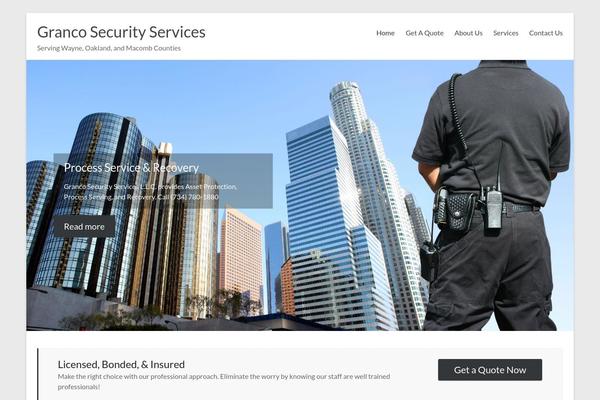 Spacious theme site design template sample