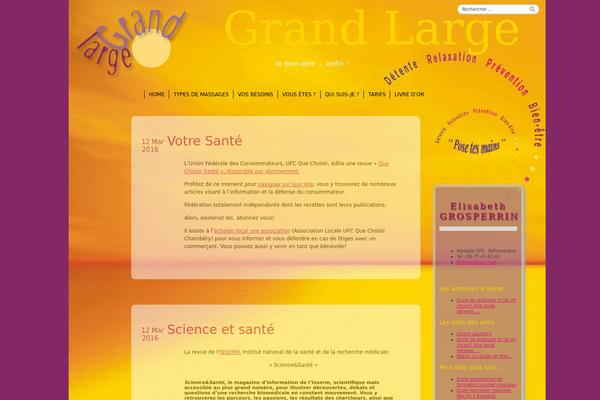 Greener Side theme site design template sample