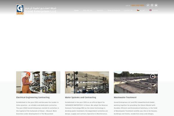 Construction-child theme site design template sample