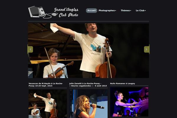 Photoria theme site design template sample