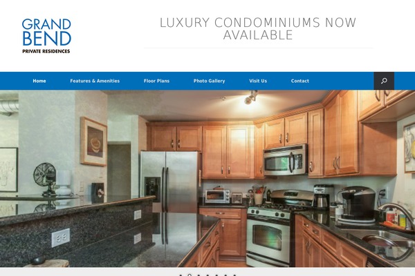 Vantage theme site design template sample