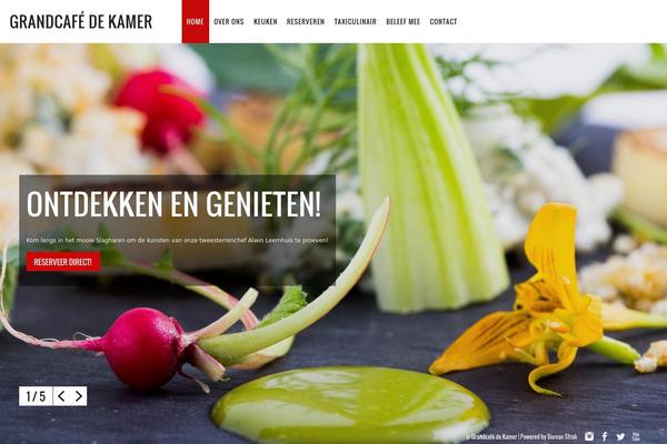 Ablaze theme site design template sample
