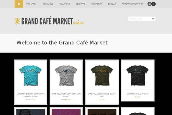 Outlet theme site design template sample