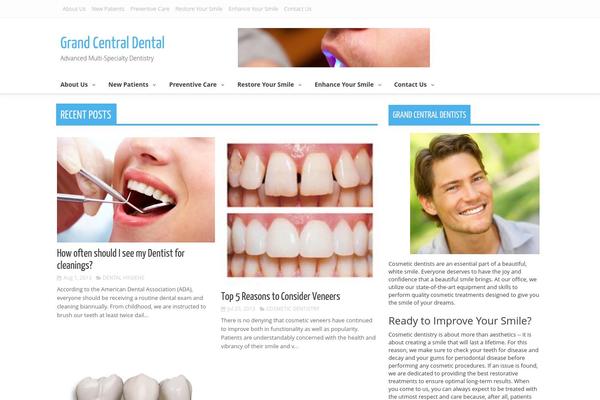 Verge theme site design template sample