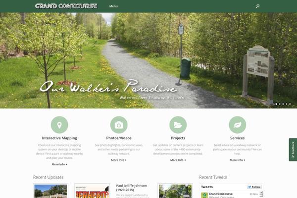 Vantage theme site design template sample