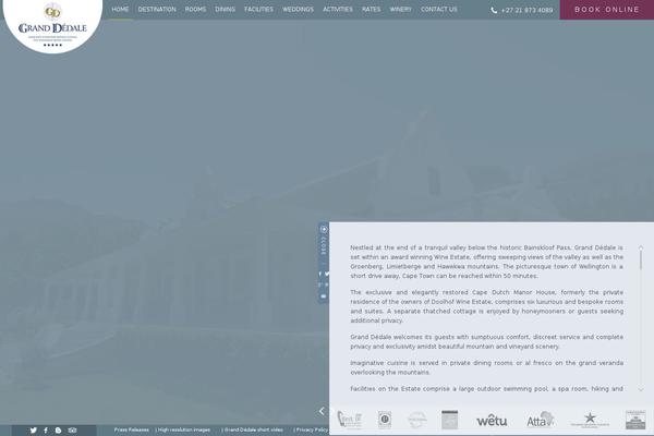 Site using WP Vegas plugin