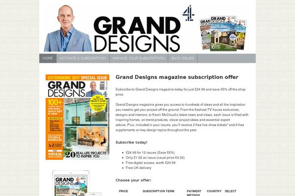 grand-designs theme websites examples