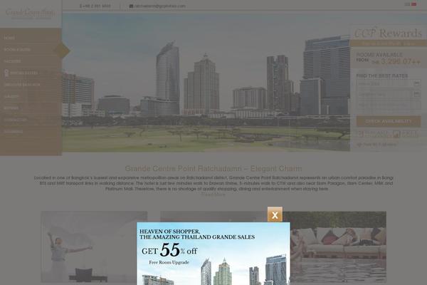 grandecentrepointratchadamri.com site used Ratchadamri