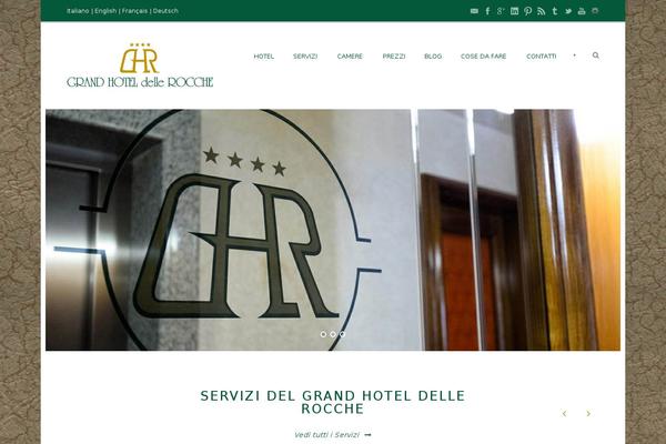 Site using Gdlr-hotel plugin