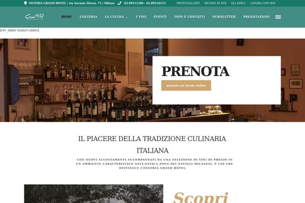 Grandrestaurant theme site design template sample