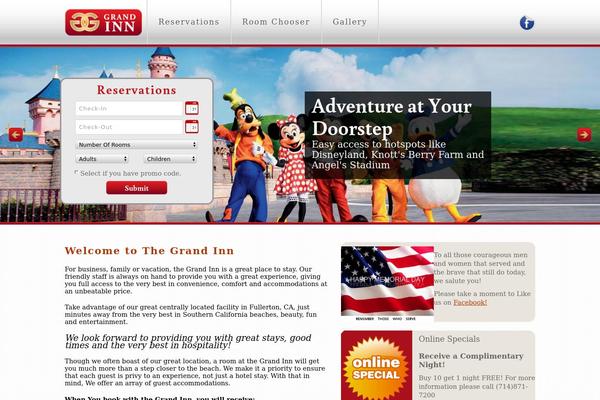 HotelBooking theme site design template sample