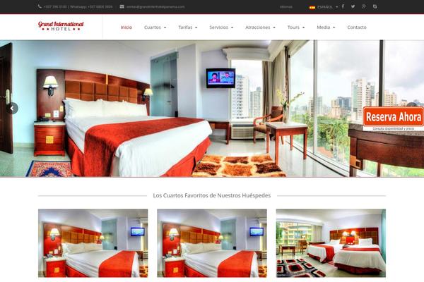 Hotelia theme site design template sample