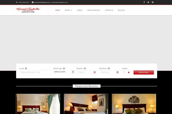 Starhotel theme site design template sample