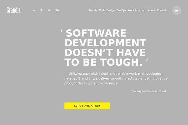 BUILDER theme site design template sample