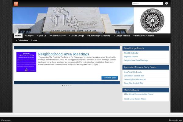 Graphene theme site design template sample