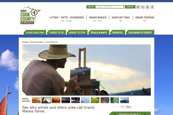 Site using Alfie WP Weather plugin