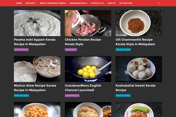Basil theme site design template sample