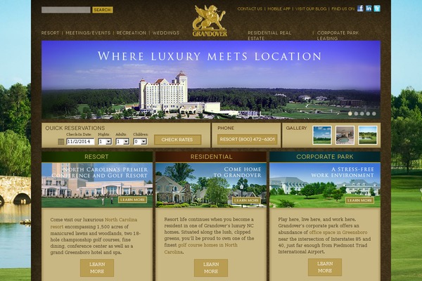 grandover.com site used Layers-elementor-child
