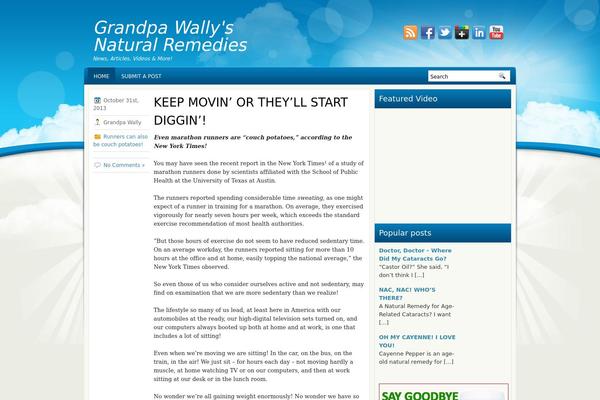 BlueSky theme site design template sample