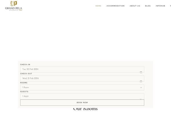 Alloggio theme site design template sample