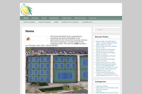 grandpickleball.org site used Catch-box-child
