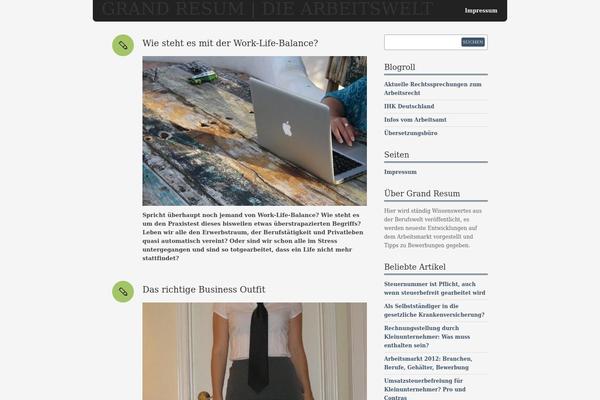 Casual theme site design template sample