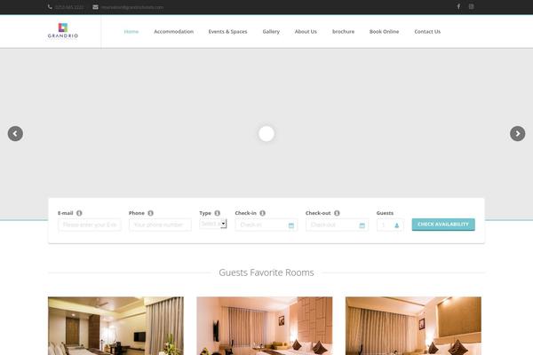 Starhotel theme site design template sample