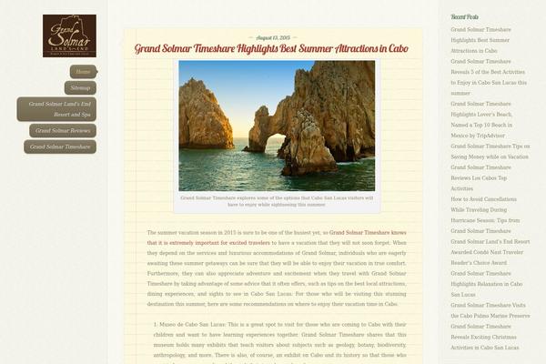 DailyJournal theme site design template sample