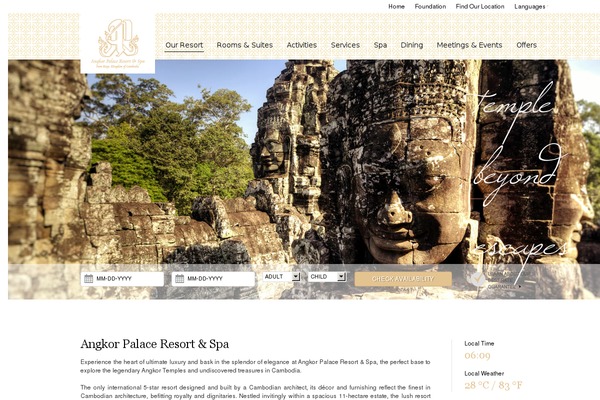 Dreamy theme site design template sample