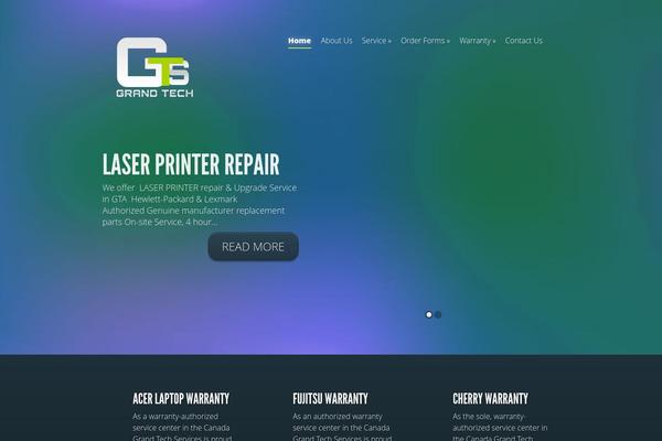 Fusion theme site design template sample