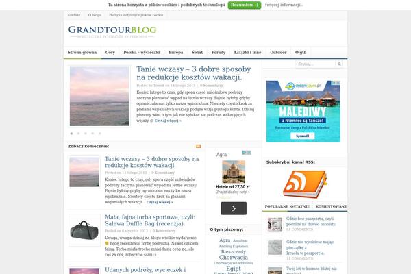 Daily theme site design template sample