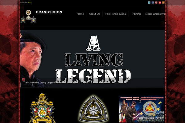 Reaction theme site design template sample