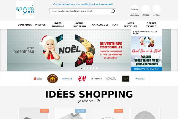 Carrefour theme site design template sample