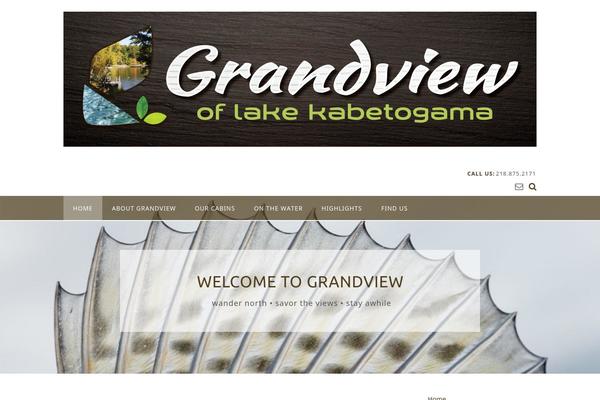 Panoramic theme site design template sample