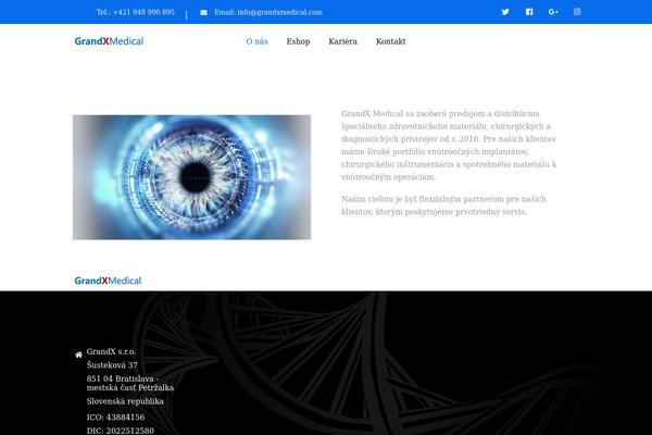 Medik theme site design template sample