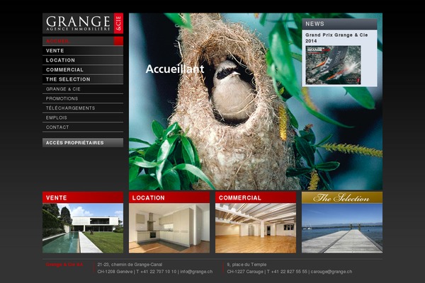 Grange theme websites examples