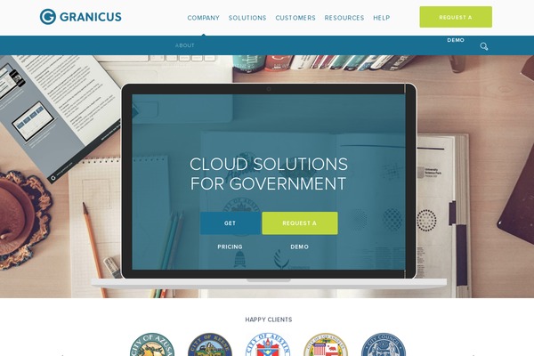 Granicus theme site design template sample