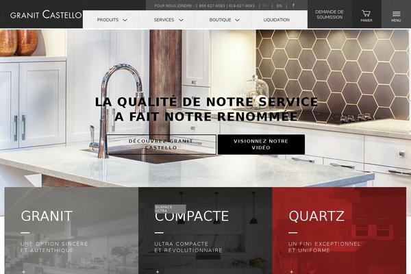 Castello theme site design template sample