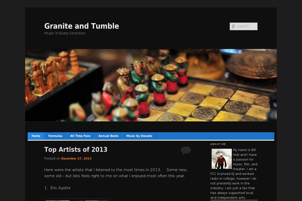 Site using About Me 3000 widget plugin
