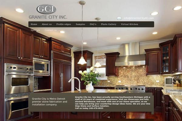 Granite theme site design template sample