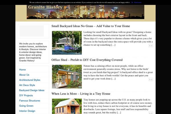 Parabola theme site design template sample