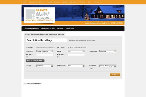 Estate theme site design template sample