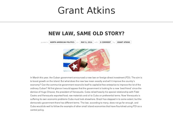 grantatkins.com site used Bloggy-v1-1-2