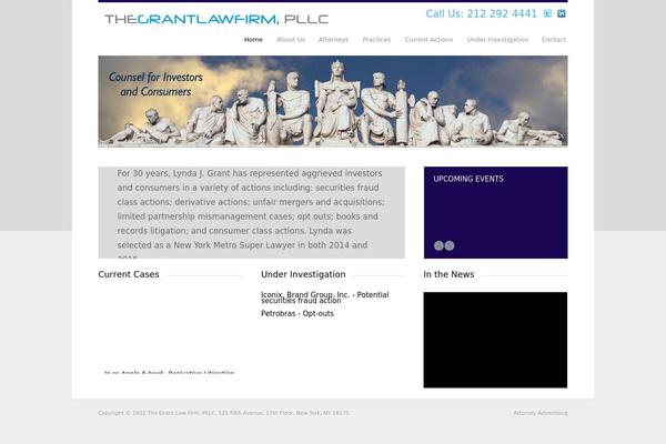The Agency theme site design template sample