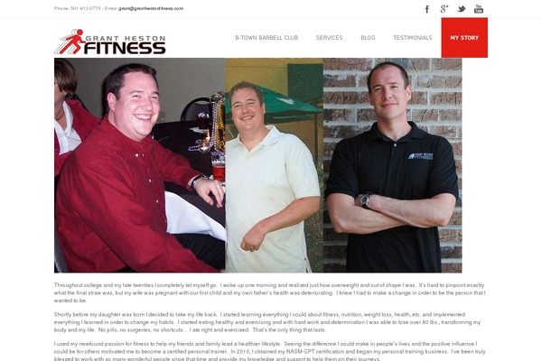 Fitness theme site design template sample