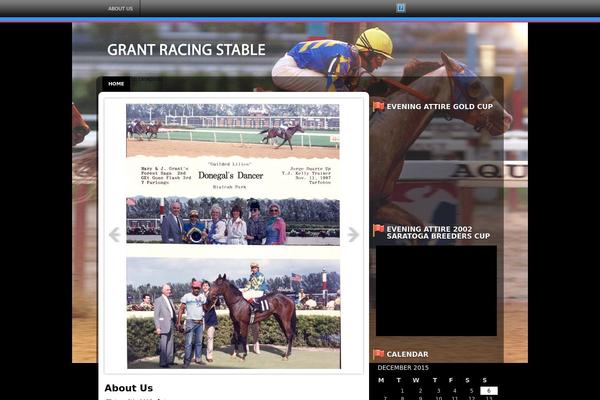 Horseracing theme site design template sample