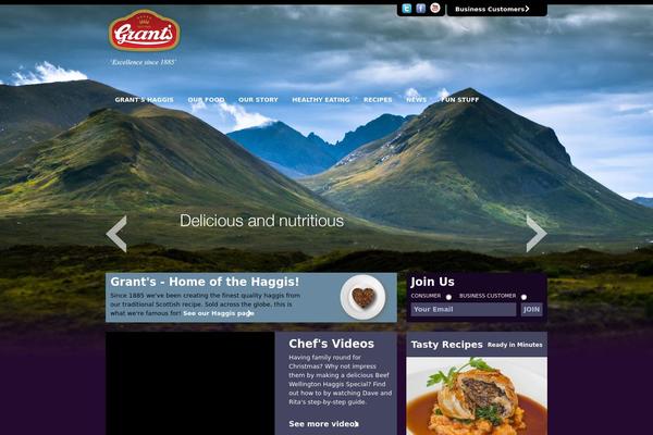 grantsfoods.com site used Boilerplate
